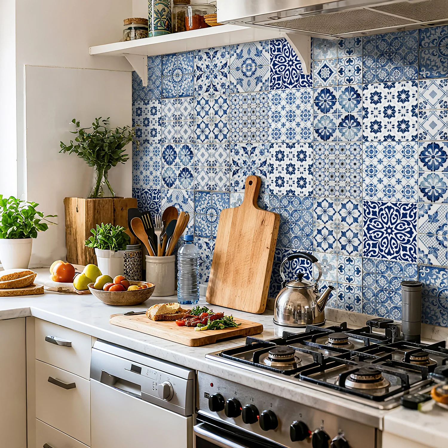 Tile 3D Waterproof Cabinet Wal - Kitchen Baking Cabinet recension och pris