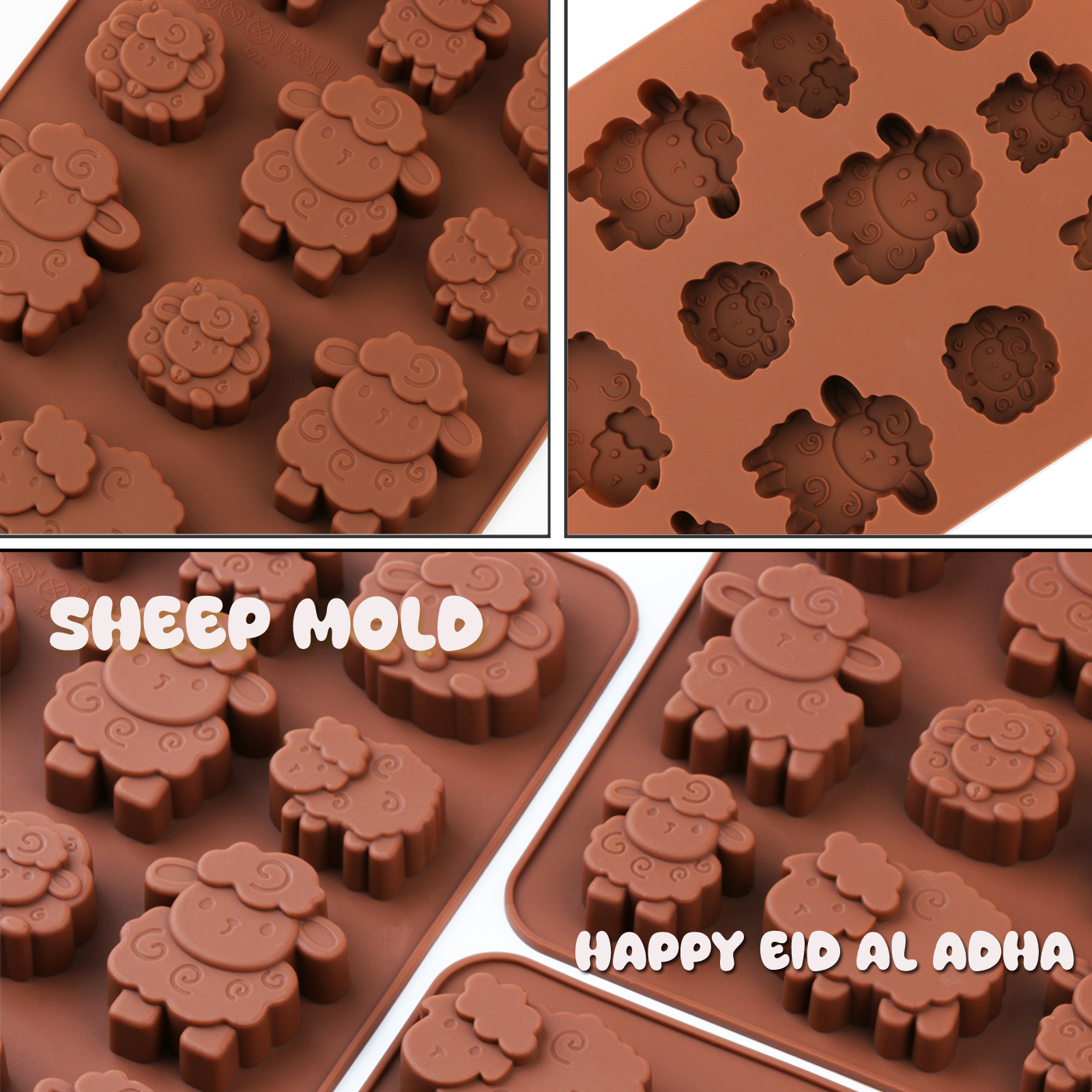 1pack silicone Eid lamb candy  - Silicone Cake Mold recension och pris