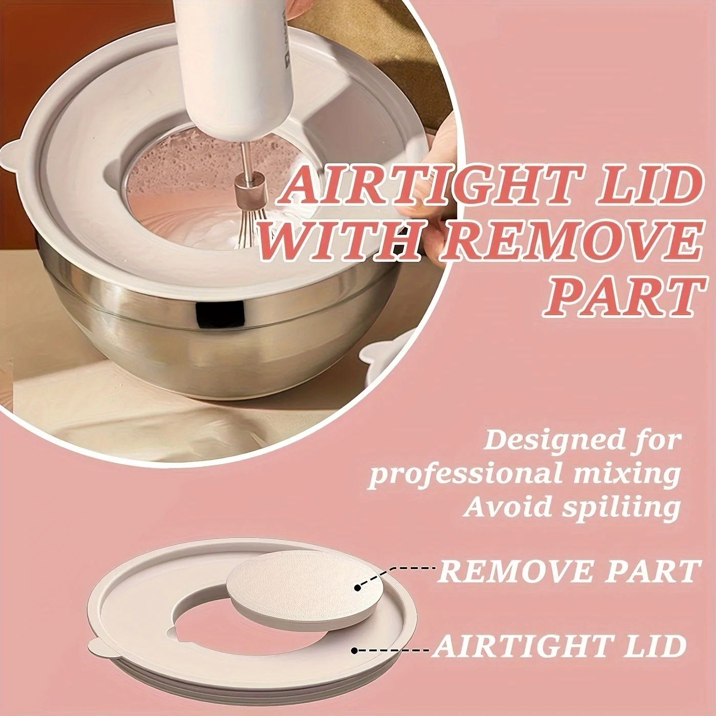 Set of Mixing Bowls Made of St - Kitchen Baking Utensil recension och pris