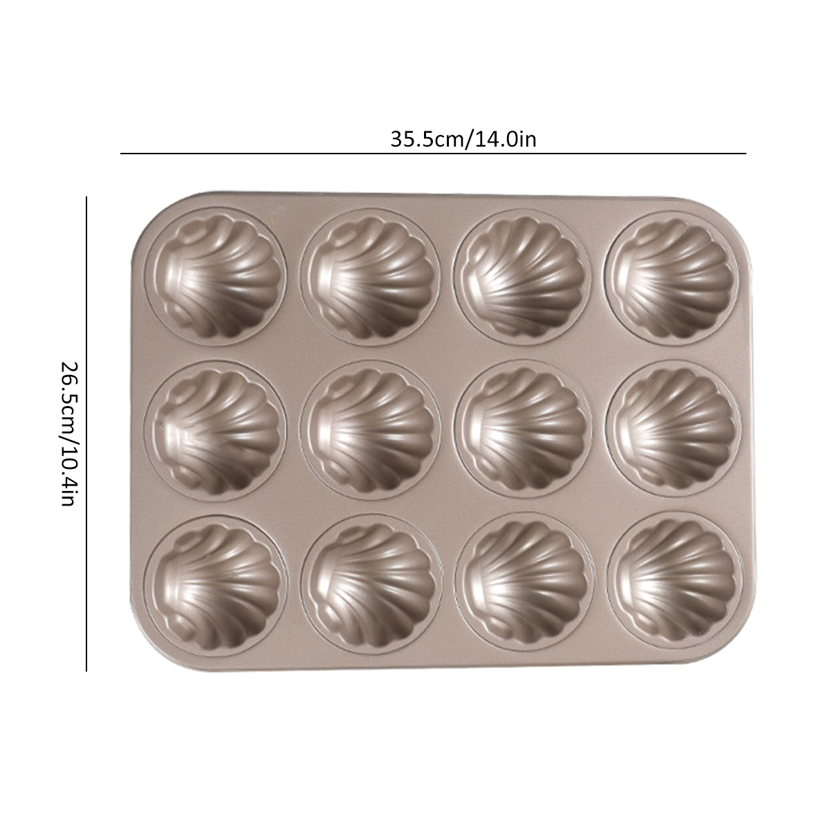 Madeleine Mold Shell Shape Bak - Kitchen Baking Items recension och pris