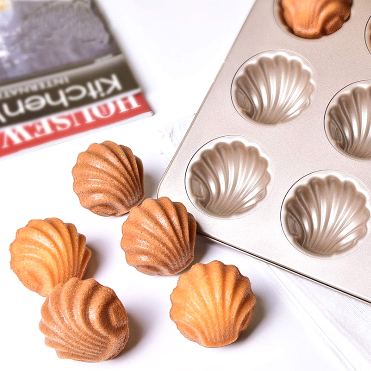 Madeleine Mold Shell Shape Bak - Kitchen Baking Items recension och pris