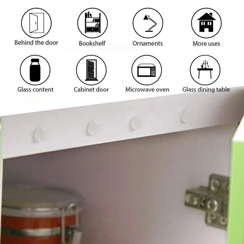 Silicon Door Stopper wall prot - Kitchen Baking Cabinet recension och pris