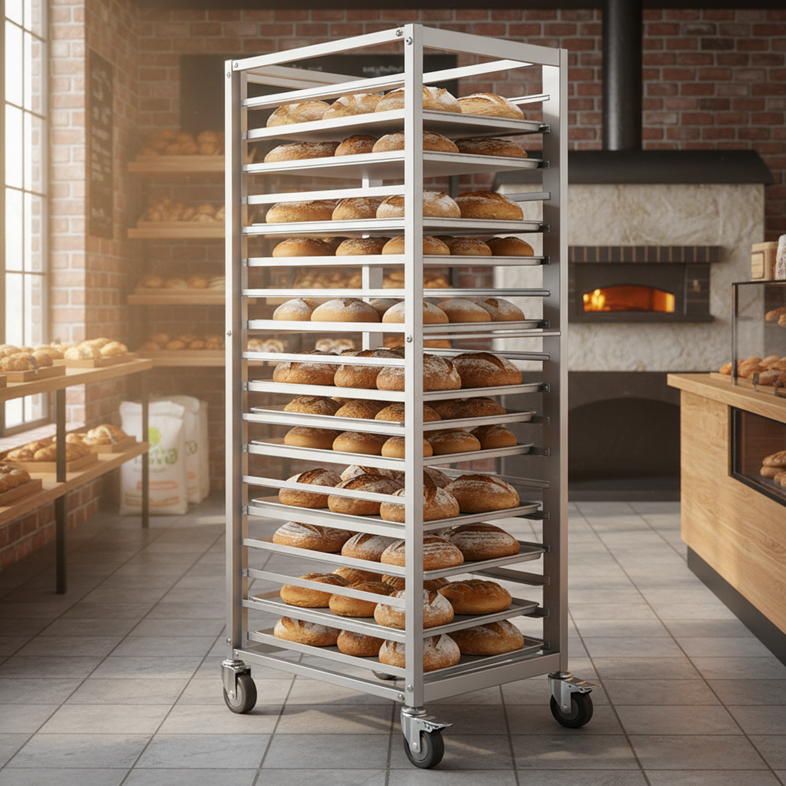 18 Tier Aluminum Commercial Ki - Kitchen Baking Rack recension och pris