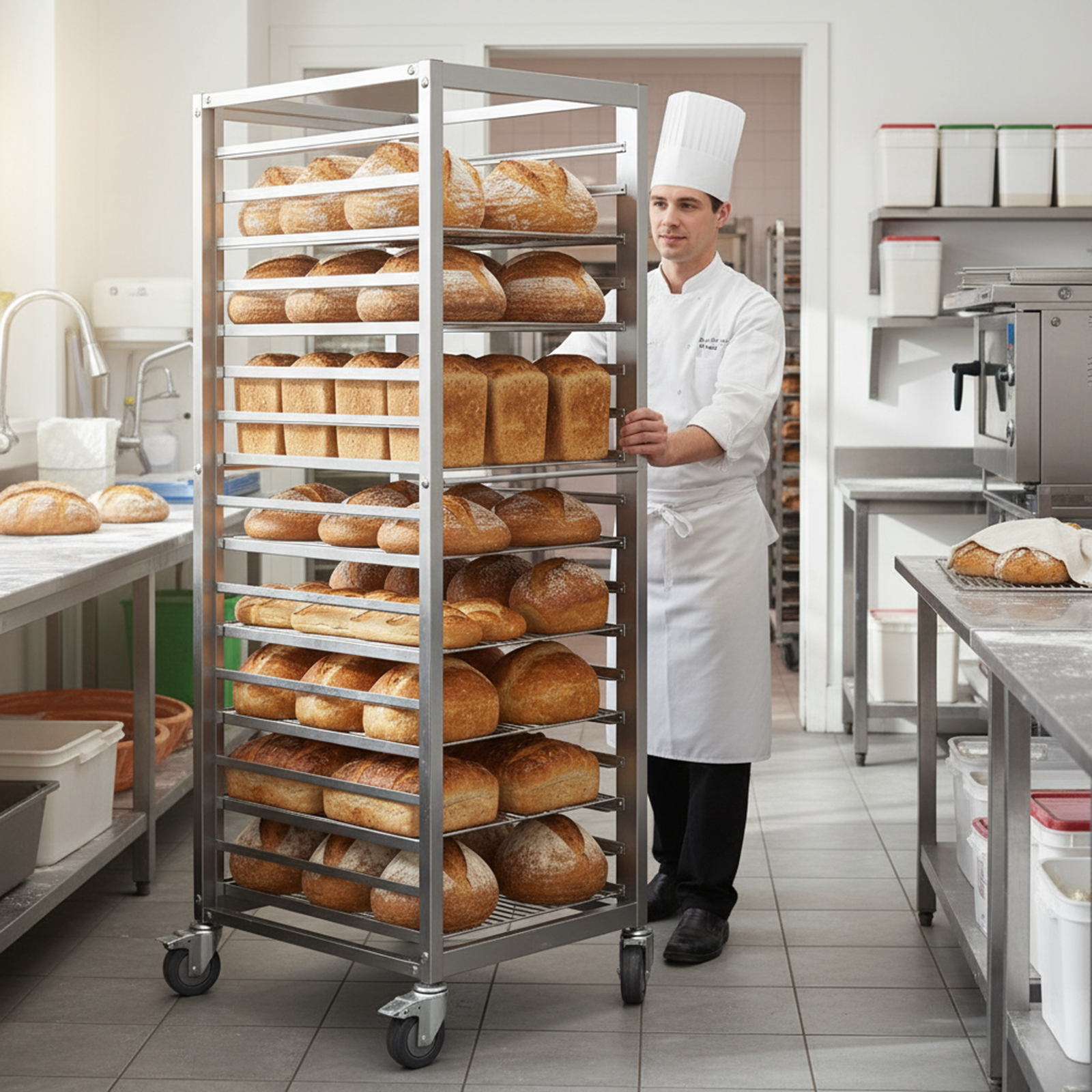 18 Tier Aluminum Commercial Ki - Kitchen Baking Rack recension och pris