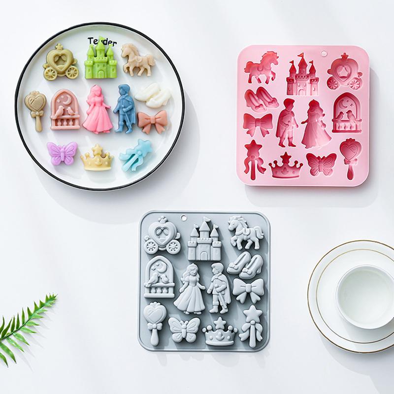C 1pc new 12Cavity Prince,Prin - Silicone Cake Mold recension och pris